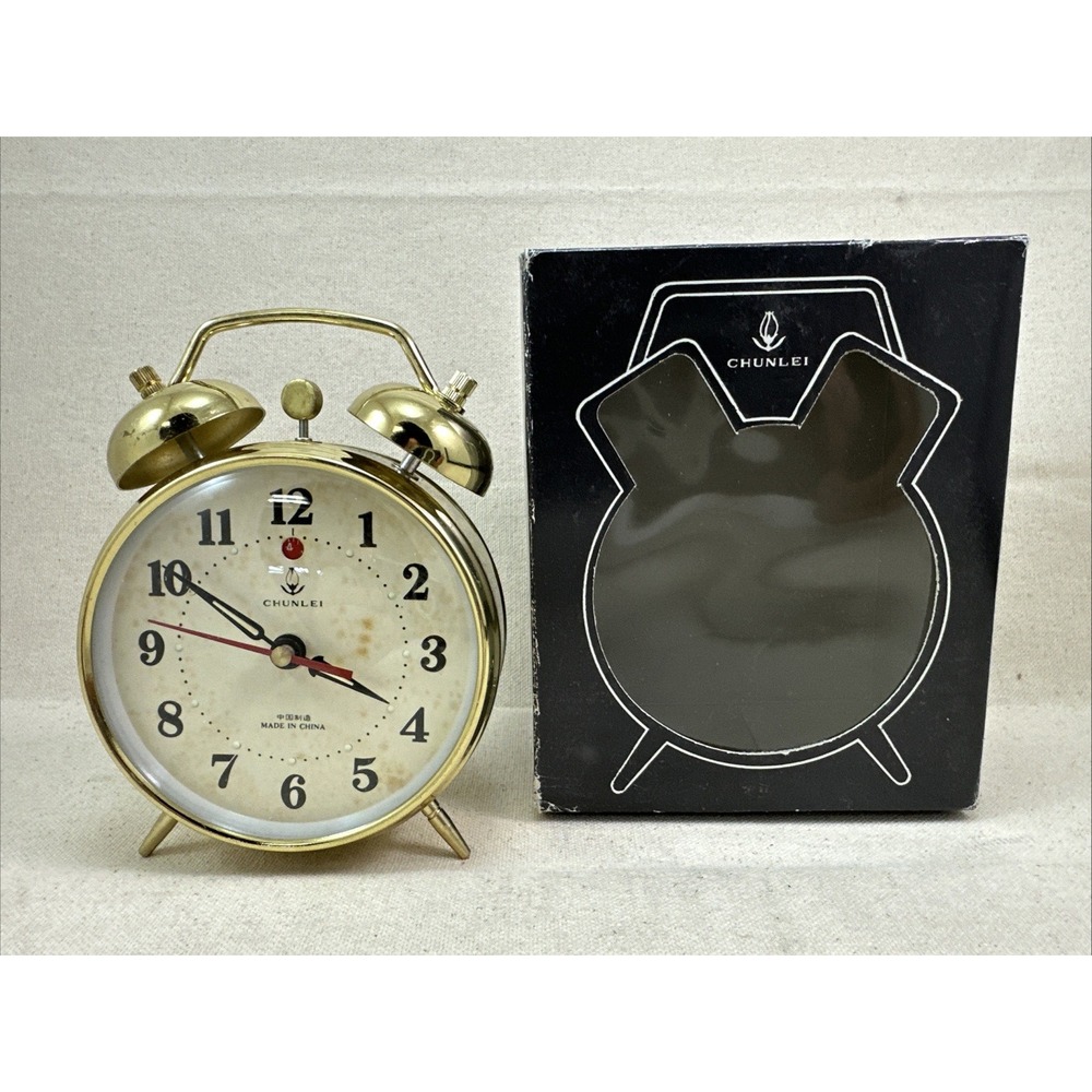 Chunlei Mechanical Double Bell  Alarm Clock H8114